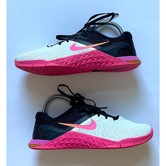 Nike Metcon 4 Cross Training Crossfit Weight Training Sneakers Pink Size 9 - Picture 5 of 10